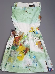 Vivienne Westwood Anglomania Punk Munroe Dress Art Paint Size 42 / 10UK - Picture 1 of 8