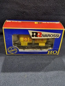 RIVAROSSI CARRO SHELL SERBATOIO TRENO TANK CAR 50 SCALA H0 - Foto 1 di 16