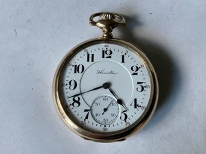 Reloj Bolsillo Hamilton Modelo 974 1.391.778 - 17J 16s Bonito Estuche YGF y Movimiento - Imagen 1 de 10