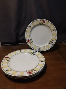 Notitake Summer Estate (9212) Set Of 4 Dinner Plates Floral 10 5/8" - Picture 1 of 6