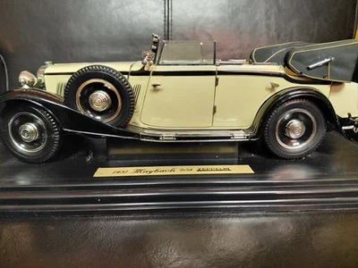 1932 Maybach DS8 Zeppelin, Cream/Black - Anson 1:18 Diecast  #30413 - Image 1 of 4