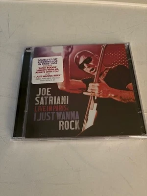 Joe Satriani - Live In Paris: I Just Wanna Rock Double CD Set Brand New Sealed Foto 1 de 2