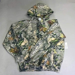 COTTON COLLECTIVE Special Hoodie 100% Cotton Fleece Unisex Sz S Camo Pattern - Picture 1 of 10