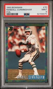 1993 Bowman Randall Cunningham #70 Foil PSA 9 - Picture 1 of 2