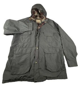 Parka de montaña de colección Woolrich de franela forrada de lana Parka Abrigo Capucha XL EE. UU. 80’s Para hombre - Imagen 1 de 10