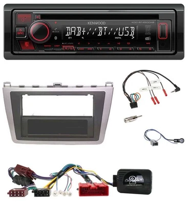 Kenwood Lenkrad CD USB Bluetooth DAB Autoradio für Mazda 6 2010-2012 aktiv - Bild 1 von 4