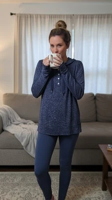 ALFANI INTIMATES Lounge Hoodie AND Legging Pajama Set  Size XSmall - Image 1 of 4