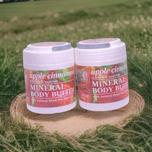2X Dead Sea Collection Cinnamon Apple Body Butter with Natural Dead Sea Minerals - Picture 1 of 4