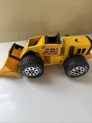 Tonka Stone's Gravel Rockford 1978 vintage, IL. Bulldozer de cantera de acero Foto 1 de 4