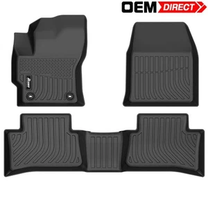 For 22-25 Toyota Corolla Cross FWD All Weather Floor Mats Carpets TPE 3PCS Set - Bild 1 von 5