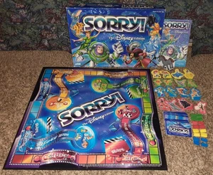 2001 PARKER BROTHERS SORRY THE DISNEY EDITION BRETTSPIEL - Bild 1 von 2