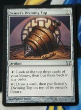 Sensei's Divining Top MTG Champions of Kamigawa Uncommon Heavily Played x1 OC3