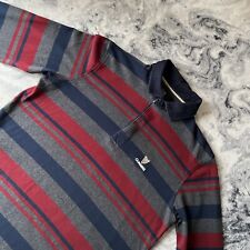 Vintage Guinness Rugby Shirt Colourblock Striped Retro Long Sleeve Polo M Medium