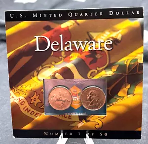 1999 Delaware ~ Coins of America State Quarter Set of 2 P-D Mint #1 of 50 - Picture 1 of 4