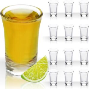 12x Schnapsglas Shot 4cl Glas Bar Gläser Rum Gin Likör Pinnchen Vodka Gläser Set