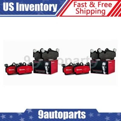 Juego de pastillas de freno de disco cerámicas delanteras traseras Brembo OE para Fiat 500L 2014-2018 Foto 1 de 3