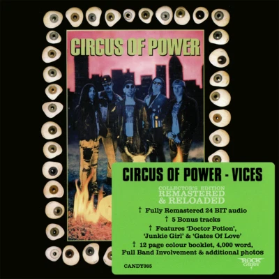 Circus Of Power ~ Vices (1990) CD 2010 Rock Candy Records UK •• NEW •• - Image 1 of 4
