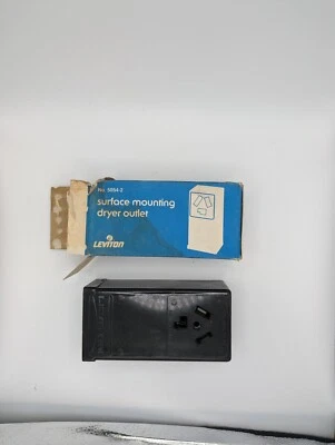 Leviton no. 5054 Non- Grounding Surface mounting Dryer Outlet 30A 125/250V - Image 1 of 4