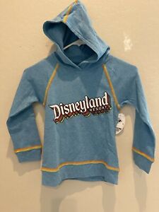 NWT Disney Parks Disneyland Resort Retro Pullover Hoodie For Boys SZ XS