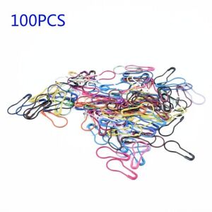 100* Craft Stitch Pin Needle Clip Knitting Metal Markers Locking Crochet Tool US