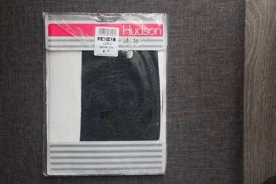 Vintage Hudson Mode Strumpfhose Gr. 40-42 Marine Muster Tupfen B-Sorte Neu OVP - Bild 1 von 3