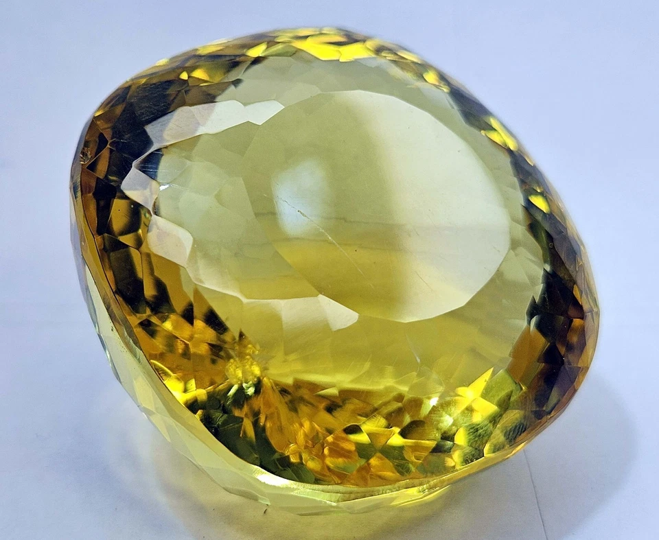 Yellow Huge Size Topaz Cushion Cut 430+ Ct EGL Loose CERTIFIED Gemstone KH993 - Image 1 of 4