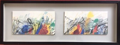 Jean José BARANÈS,1940.La bataille de San Remo,2004.Paire de gouaches.SBD.12x24 - Photo 1/4