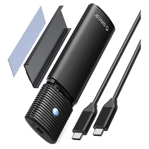 NVMe Gehäuse Aluminium USB 3.2 Gen2 für M.2 SSDs bis 4TB, Werkzeuglos - Bild 1 von 10