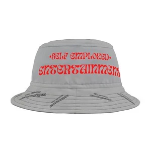 S.E.E. Bucket Hat (Grey/Red) - Picture 1 of 9