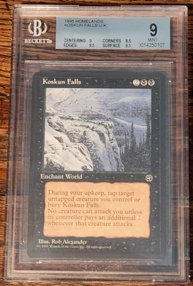 Koskun Falls BGS 9 Homelands x2 9.5 's MINT Reserved List MTG Pop 9! - Image 1 of 2