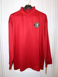 NUEVO CON ETIQUETAS Toronto Raptors NBA Majestic Rojo 1/4 Cremallera Pullover Sudadera Para Hombres 3XL - Imagen 1 de 6