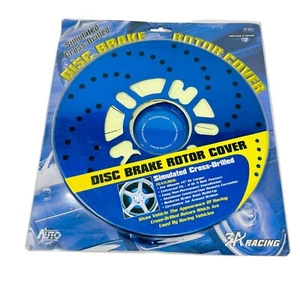2 pcs American Auto Accessories 67-2512 Sim Cross-Drilled Disc Brake Rotor Cover - Picture 1 of 8