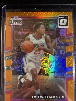 2017-18 Donruss Optic Lou Williams Orange #15/199 #65 Clippers - Image 1 of 4