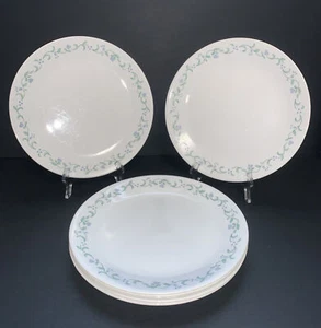 Corelle Country Cottage Dinner Plates Set Of 7 Floral Hearts 10.25” - Picture 1 of 4