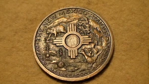 1962 New Mexico Great Seal Golden Anniversary Medal - Picture 1 of 4