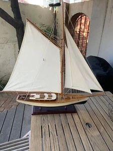 ANTIQUE REPLICA SAILING SHIP MADE IN ENGLAND - Bild 1 von 8