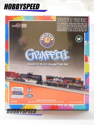 LIONEL #2223110 GRAFFITI DASH 8 BLUETOOTH 5.0 DIESEL FREIGHT TRAIN SET NEW - Image 1 of 4