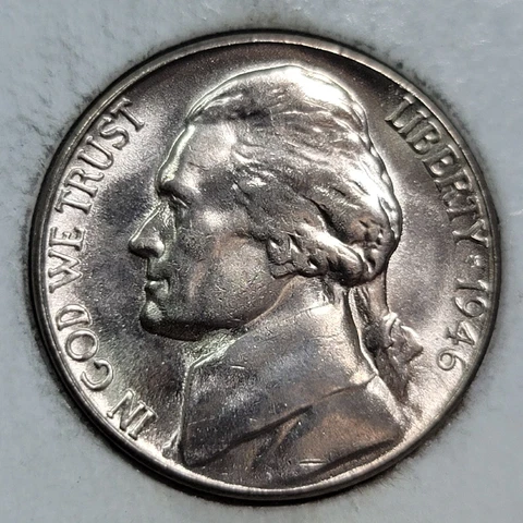 1946 S San Francisco JEFFERSON NICKEL UNCIRCULATED 9954 Cover