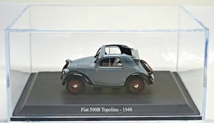 FIAT 500 B "TOPOLINO" 1948 - HACHETTE - FIAT STORY COLLECTION - 1:43 - CON TECA - Foto 1 di 3