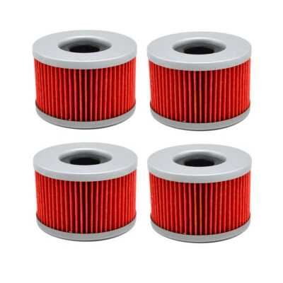 4X Filtros de aceite para Honda Pioneer 700 CB400T CM400 CM450 CX500 Rincon TRX 500 680 Foto 1 de 4