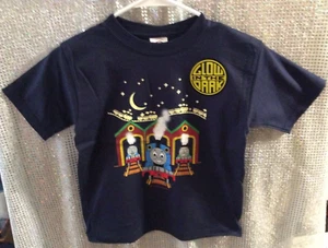 Thomas & Friends Glow-in-the-Dark Short Sleeve T-Shirt Size 7 w/ 3 Engines On It - Picture 1 of 5