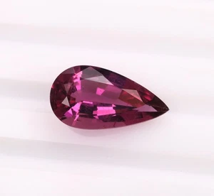 2.58 ct Top Luster Nice Purple Pink Natural Rubelite Tourmaline - Pear Video !! - Picture 1 of 3