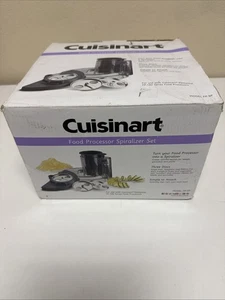 Cuisinart Spiralizer Accessory Kit for 13 Cup Elemental Food ProcessorVGC - Picture 1 of 3