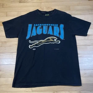 Vintage 1993 Jacksonville Jaguars Shirt Extra Large Banned Logo Made In USA NFL - Picture 1 of 9
