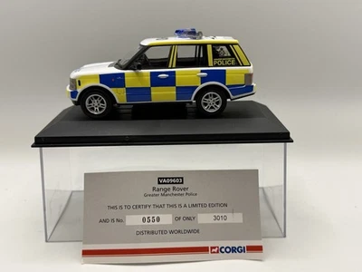 Corgi Vanguards VA09603 Range Rover Greater Manchester Police Model Car Diecast - Image 1 of 4