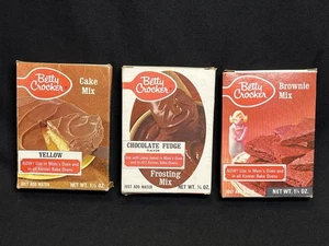 Vtg 1971 Betty Crocker Baking Mixes Kenner Easy Bake Oven Display Only Lot of 3 - Picture 1 of 6