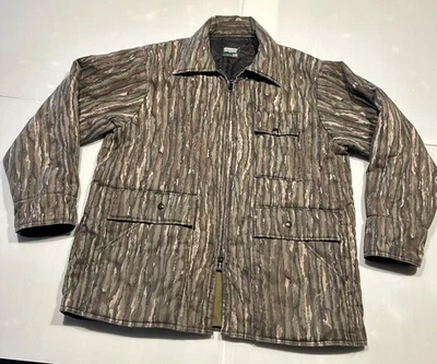 Vtg SafTbak USA Made Realtree Camouflage Hunting Coat XL Real Tree 70s 80s - Image 1 of 4