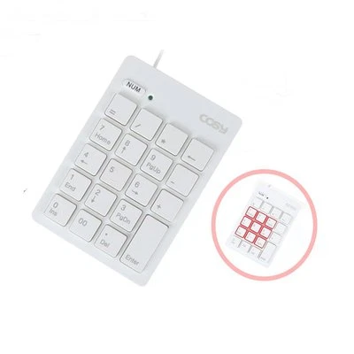19 Key Felming Keypad Add Backspace, 00 Key Less Typing Error Isolation Key Cap - Image 1 of 4