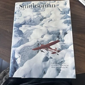 Smithsonian Magazine January 1989 Glacier Pilot Ice Crevasses Mount McKinley * - Picture 1 of 6