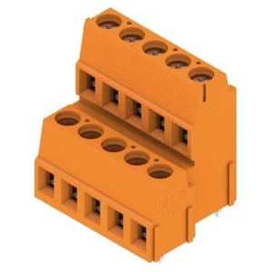 VE 44 Stk. Weidmüller 1768880000 Leiterplattenklemme LM2N 5.08/10/90 3.5SN OR BX - Bild 1 von 4